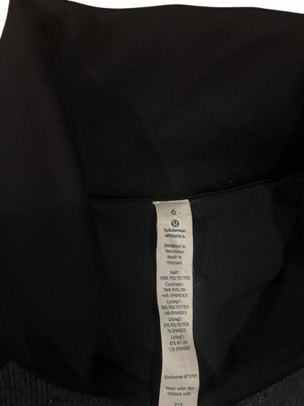 Lululemon Both Ways Bomber
Heathered Black / Black Size 6 - Picture 3 of 8